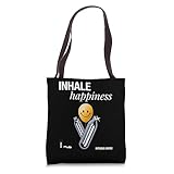 Inhale Happiness - Laughing Gas - Balloon Tote Bag