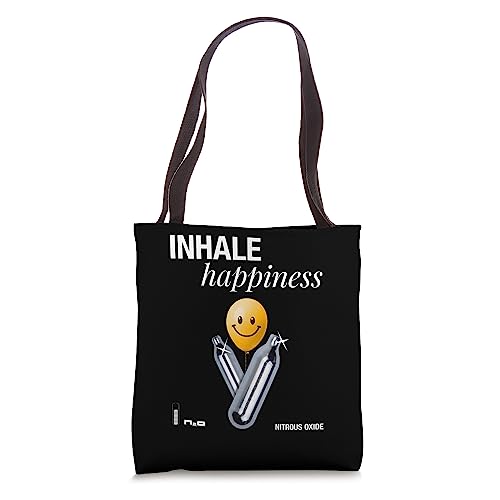 Inhale Happiness - Laughing Gas - Balloon Tote Bag