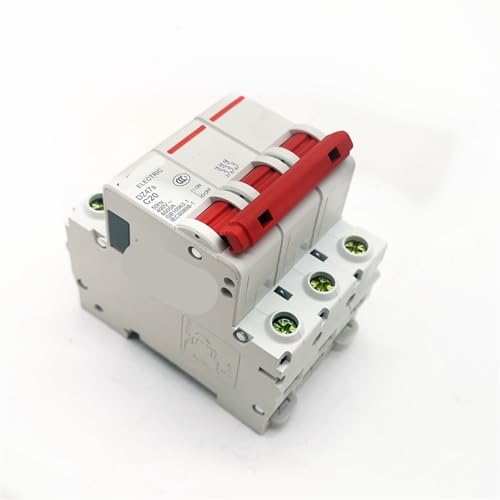 Mini Disjoncteur DZ47S 3 Pôles 40A Type C pour tableau électrique triphasé - 3