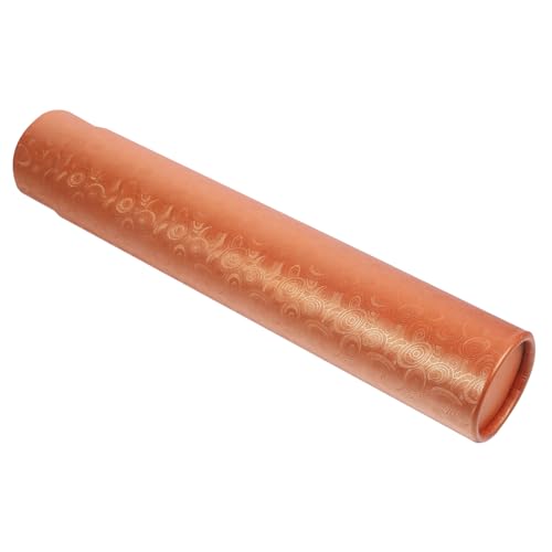 MINAOLULUS 伸縮式画筒ポスター収納ケース 拡張可能なアート作品キャリーチューブ 書道 図面保護用収納ホルダー 内径 金銅色