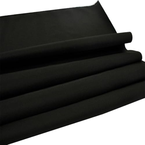 Mybecca Waterproof Canvas Marine Fabric 600 Denier Indoor/Outdoor PU Backing UV Protector Black 5 Yards