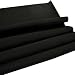Waterproof Canvas Fabric Outdoor 600 Denier Indoor/Outdoor Fabric by the yard PU Backing W/R, UV, 2times GOOD PU Color : Black (1 yard)