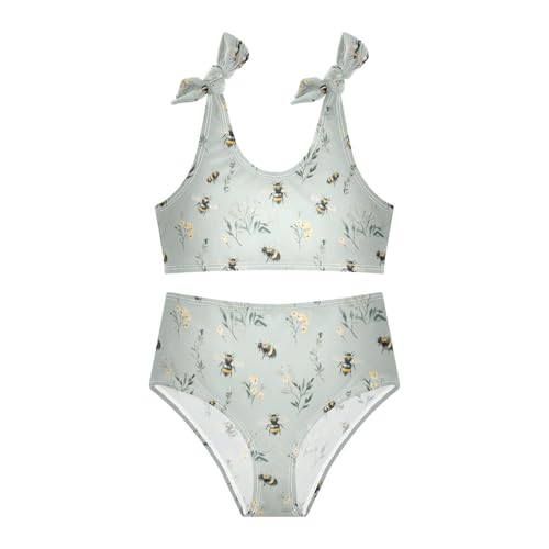KLL Girls Swimsuit Bikini Set Cute Swim Suit with Adjustable Strap3