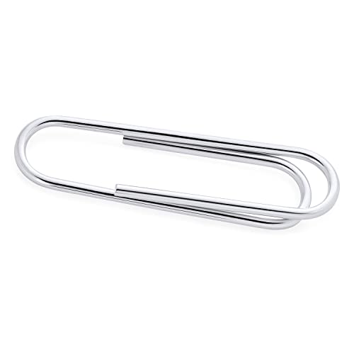 Personalized Strong Simple Plain Paper Clip, Horseshoe, Golf Money Clip Card Holder For Men Teens Father .925 Sterling Silver Customizable