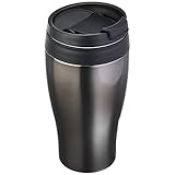 ドウシシャ タンブラー ふた付き コンビニマグ ダイレクトタイプ 真空断熱 直接ドリップ 360ml ブラック CBCT400BK