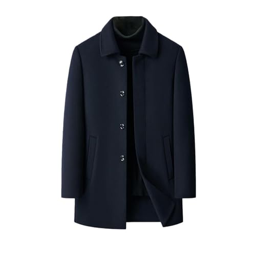 Manteau d'hiver mi-long homme parfait pour les trajets urbains et professionnels