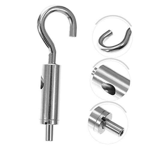 Gatuida 5 piezas de tensores de cuerda de alta resistencia con gancho y ojales para cuerdas y accesorios prácticos para cables para tiendas de campaña, toldos y aplicaciones de iluminación miniatura 7