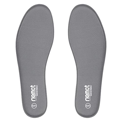 riemot Plantillas Memory Foam, Insole Unisex, Gris, 43