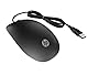 HP Pavilion 400 Bundle (4CE97AA) Tastatur und Maus mit Kabel (1.600 dpi, USB-Kabel, 3 Tasten, Scrollrad, QWERTZ Layout) schwarz