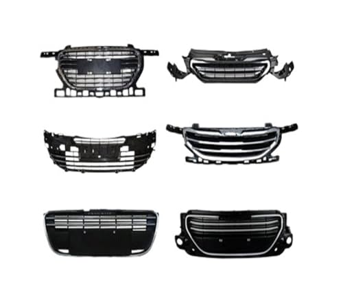 Grilles avant calandre de radiateur pour réparer pare-chocs Peugeot