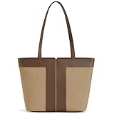 Picture of Missnine Quilted Tote Bags with Zipper, Vegan Leather Purses and Handbags for Women, Large Hobo Shoulder Bag, 2-camel（13.3‘’）, One Size