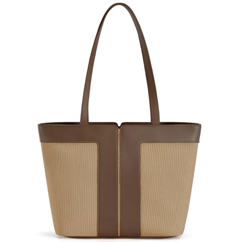 Missnine Vegan Leather Tote Satchel