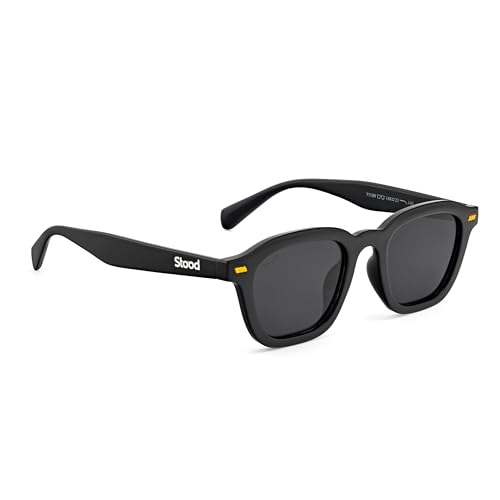 Image of Stood Retro Sunglasses | Full Rim |Soft Square | UV Protected | Medium | Men & Women | SG-STD0016