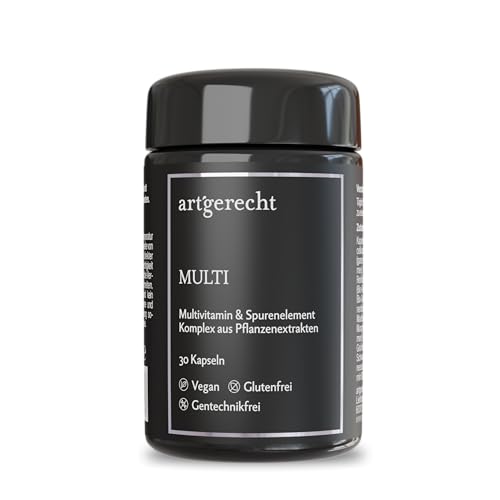 Multivitamin Mineralstoff Komplex – 30 Kapseln | Hochwertiger Multivitamin- und Spurenelement Komplex | Mit 21 essenziellen Vitalstoffen | Unterstützt Energie, Immunsystem & Wohlbefinden