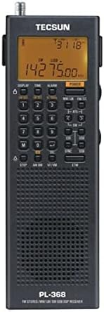 Tecsun Digital PL368 AM/FM/LW/SW Worldband Radio with Single Side Band Receiver (Black)