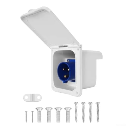 Prise externe camping-car 32A IP44 pour brancher votre remorque en toute sécurité