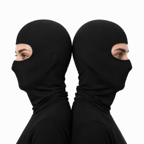 Image of Kingsway Balaclava for Men and Women 4-Way Stretch | Motorcycle Full Face Mask Under Helmet | Breathable Sweat Absorbing Quick Dry Fabric | UV & Dust Protection