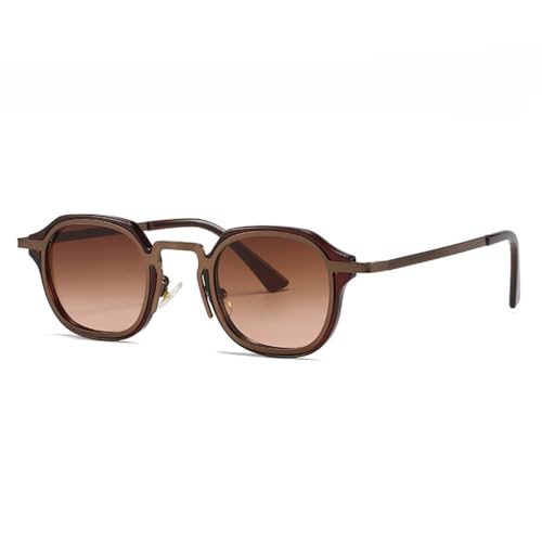 Monture en alliage lunettes claires carrées pour hommes et femmes tendances