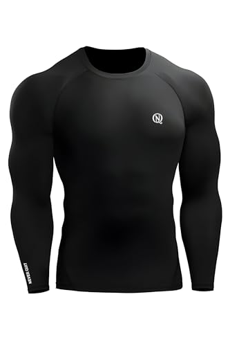 Image of NEVER QUIT Men /Women Compression T-Shirt Top Plain Athletic Fit Multi Sports Cycling, Cricket, Football, Badminton, Gym