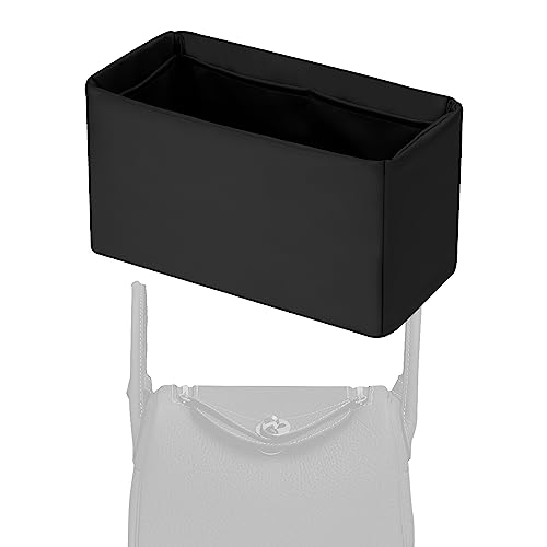 XYJG Bolsa organizadora sedosa para manter a forma da bolsa Herme Lindy 19/26/30/34 bolsas, bolsa de luxo leve e resistente (preta, LD 30)