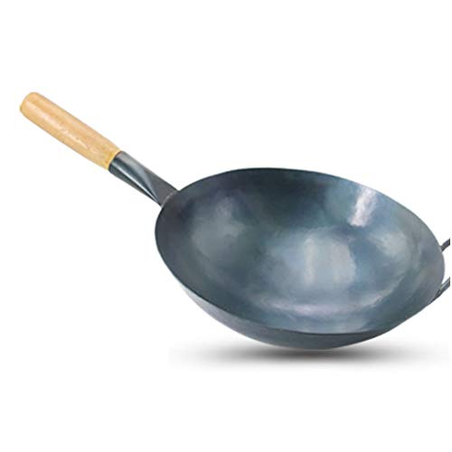Wok Tradicional Forjado a Mano de Acero al Carbono miniatura 5