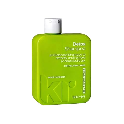 Image of Keratin Revolution Detox Shampoo 300ml - pH-Balanced Deep-Cleansing - Hair Shampoo with Keratin - Removes Build-Up, Refresh Scalp & Prepare Hair for Treatments - Suitable for All Hair Types