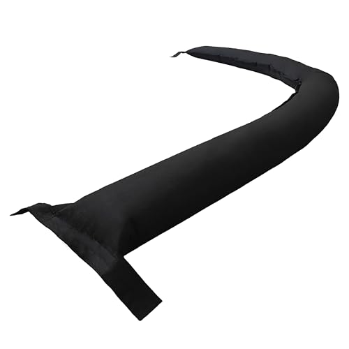 Warmoon 10ft Self-Absorbing Flood Barriers - Ideal for Home Doorways Garage Floors & Commercial Entrances Quick Water Activation (10ft (Pack of 1))