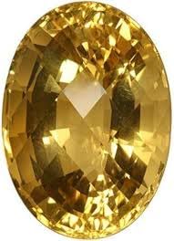11.77 Carat 12.25 Ratti Citrine Stone Oval Shape Sunela Certified Natural Yellow Gemstone For Unisex (A92)