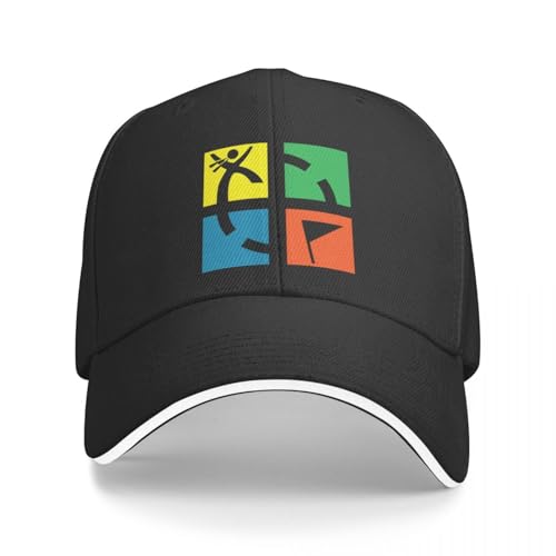 Gorras de béisbol clásicas de Lavado con Agua Geocaching Casquette Unisex Casual Gorras de Verano Regalo