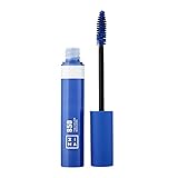 3ina makeup - vegan - the color mascara 890 - blu navy - mascara colorato per ciglia - lunga tenuta - volume e lunghezza - colore intenso - formula altamente pigmentata - senza grumi - cruelty free