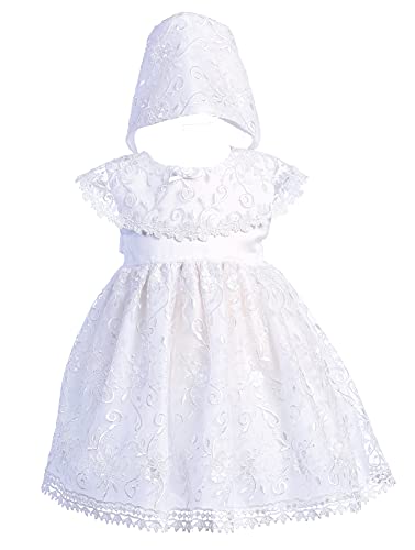 Baby Girl Baptism Dress Christening Baptismal Gown Vestido de Bautizo para Niña 6 Months Girls' Outfit Infant Newborn Babies bautismo Bebes ropones White