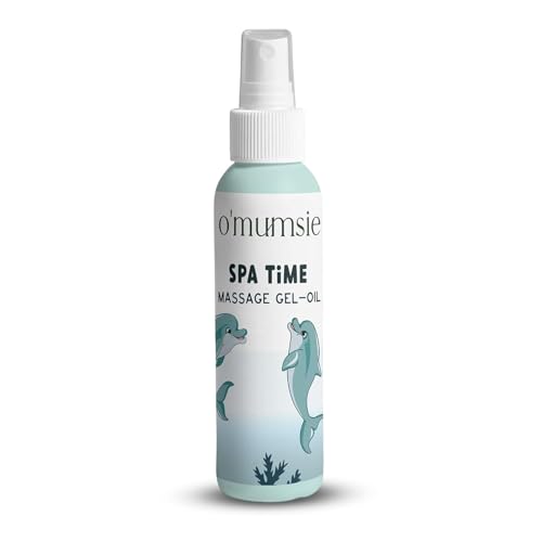 Image of o'Mumsie - curated for Devoted Mamas Spa Time Baby Massage Oil-Gel,with Sesame,Almond & Jojoba Oil - 100Ml