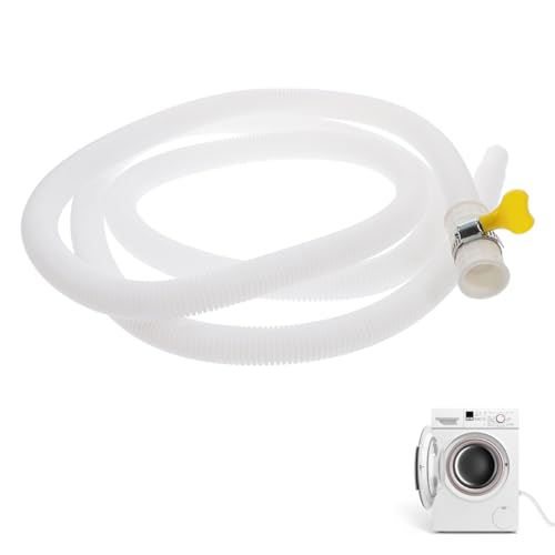 Angoily 3 m Tubo Scarico Condensa Condizionatore Aria Condizionatore Drenaggio Tubo Flessibile Kit di Scarico Della Lavatrice D'aria Universale Drenaggio Connettore con Morsetto