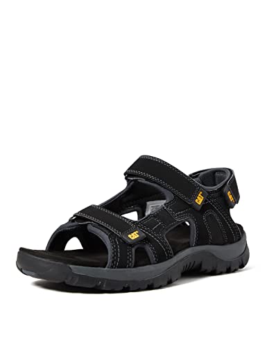 Cat Footwear Giles, Open Toe Sandals Homme, Noir (Mens Black), 42 EU Cover
