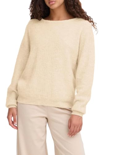 ICHI Damen-Oberteil 20124540, beige, M