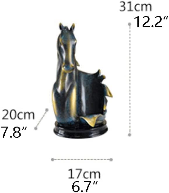 Soporte para Botellas de Vino Cabeza de Caballo Resina miniatura 2