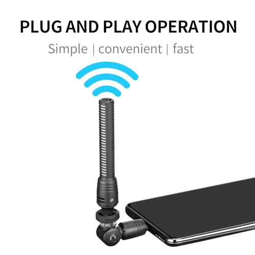 Image of Saramonic SmartMic5 UC Unidirectional Micro-Shotgun Mic w /USB-C for iPhone 15, Android Devices & Newer iPads