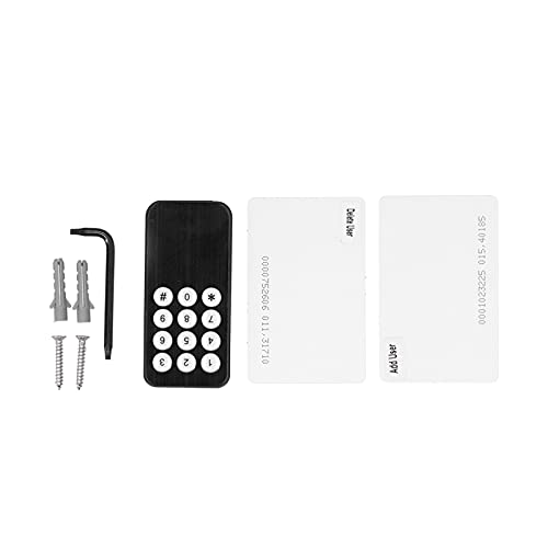 Fechadura de porta biométrica, fechaduras de entrada sem chave, material de liga de zinco, IP68 à pr