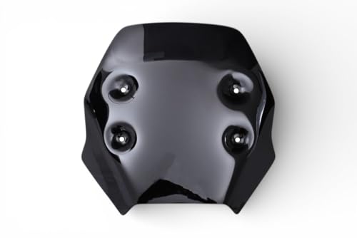 Saute vent sport Suzuki VSTROM 800DE déviation d'air polycarbonate noir