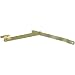 National Hardware N208-611 V1890L Folding Support in Brass