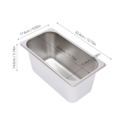 Edelstahl Buffetwärmer, speisenwärmer elektrisch, 7L, 850W, in Restaurants, Kantinen, Imbissbuden, Schnellrestaurants usw. verwendet. – Bild 5