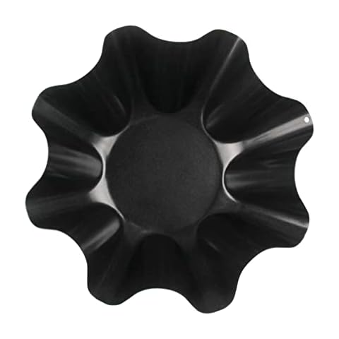 Petal Shape Carbon Steel Baking Bowl,Salad Bowls Maker Tortilla Shell Pans Carbon Steel Non Stick Fluted (8 Petal Baking Tray) Cover
