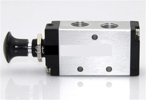 5 Way 2 Position 1/2 BSPT Hand Lever Operated Pneumatic Valve 4H410-15 1Pcs