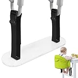 Acrylic Baby Footrest Compatible with Inglesina Fast Table Chair，0.3inches Thick Sturdy Adjustable Foot Rest Fit for Hook On High Chairs for High Chair That Attaches to Table (Chairs Not Included)​​