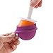 ZOKU Round Pop Molds - 4 Silicone Popsicle Molds with Reusable Sticks and Drip Guards, Easy-Release, BPA-Free