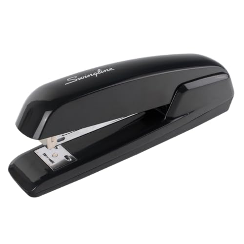 Swingline Stapler, Office Desk Stapler, 20 Sheet Paper Capacity, Durable, Heavy Duty Stapler for Office Desktop or Home Office Supplies, Black (64601)