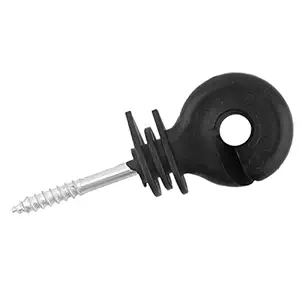 Muskan Enterprises -ME Screw in Ring Insulator, Plastic Electric Fence Insulator Eco-Friendly Easy Installation for Timber Fence for Installer'$