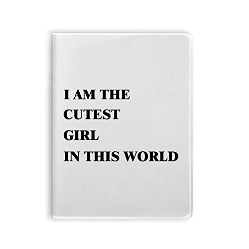 Journal intime souple I Am The Cutest Girl pour libérer l'esprit