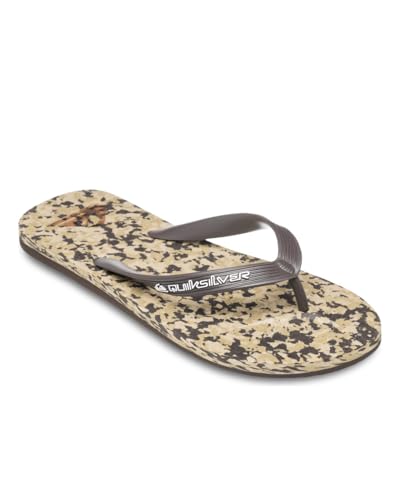 Quiksilver Sandalias para hombre Molokai recicladas, arena, talla 40 EU, arena, 40 EU