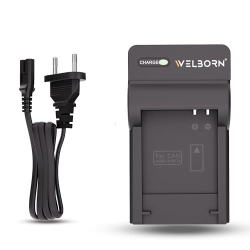 Image of Welborn Camera Battery Charger for Canon NB-8L Battery Compatible with Canon Powershot A2200, A1000, A1200, A3000 is, A3100 is, A3150 is, A3200 is, A3300 is, A3350 is, PC1474 etc.